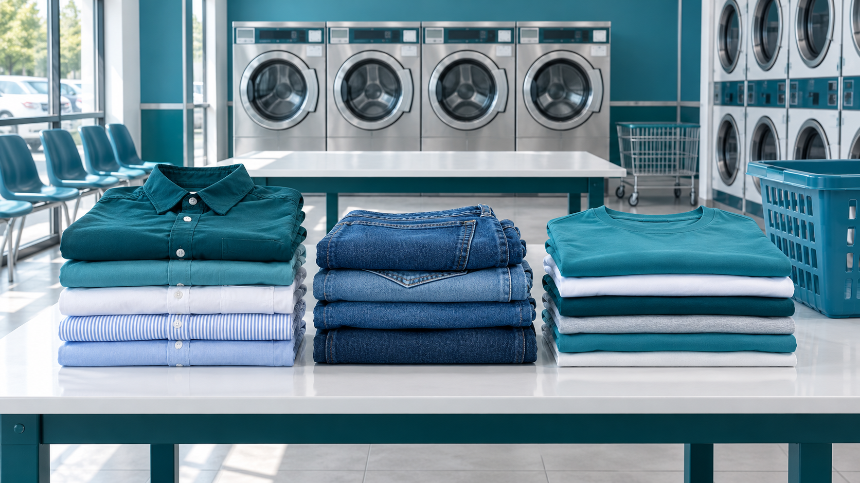 Wash and fold laundry service for customers in Richmond, Texas 77407