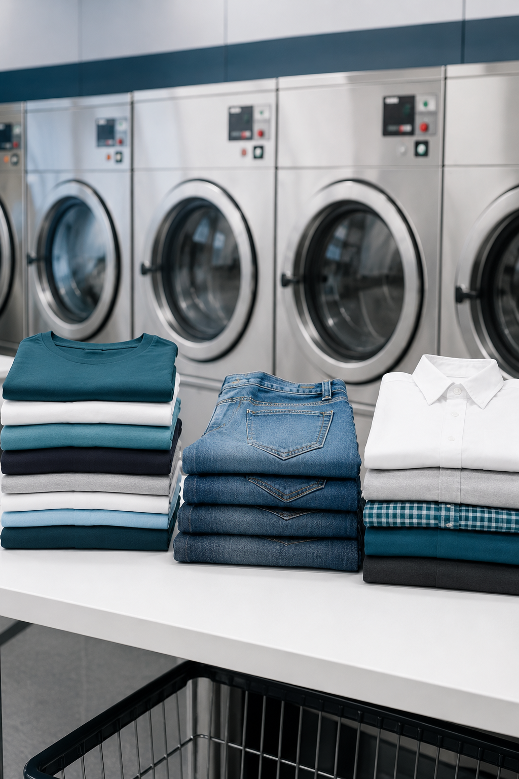 Wash and fold laundry service near 77019 Texas by Brite Touch Cleaners