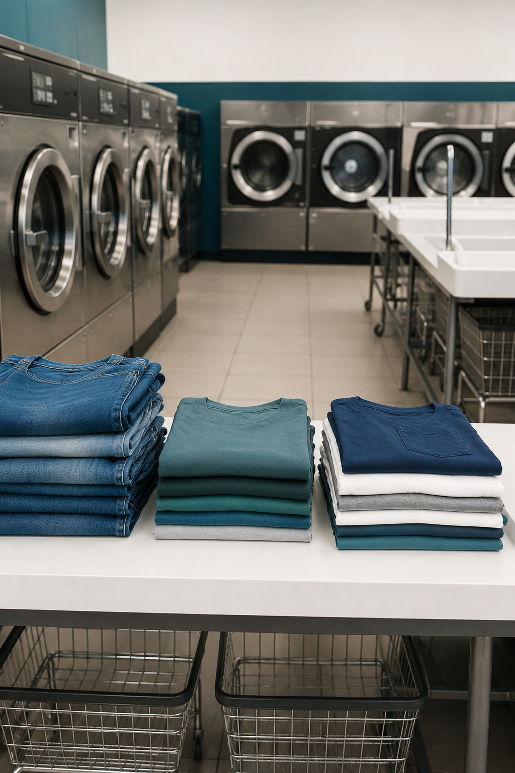 Wash and fold laundry service near 77385 Texas by Brite Touch Cleaners