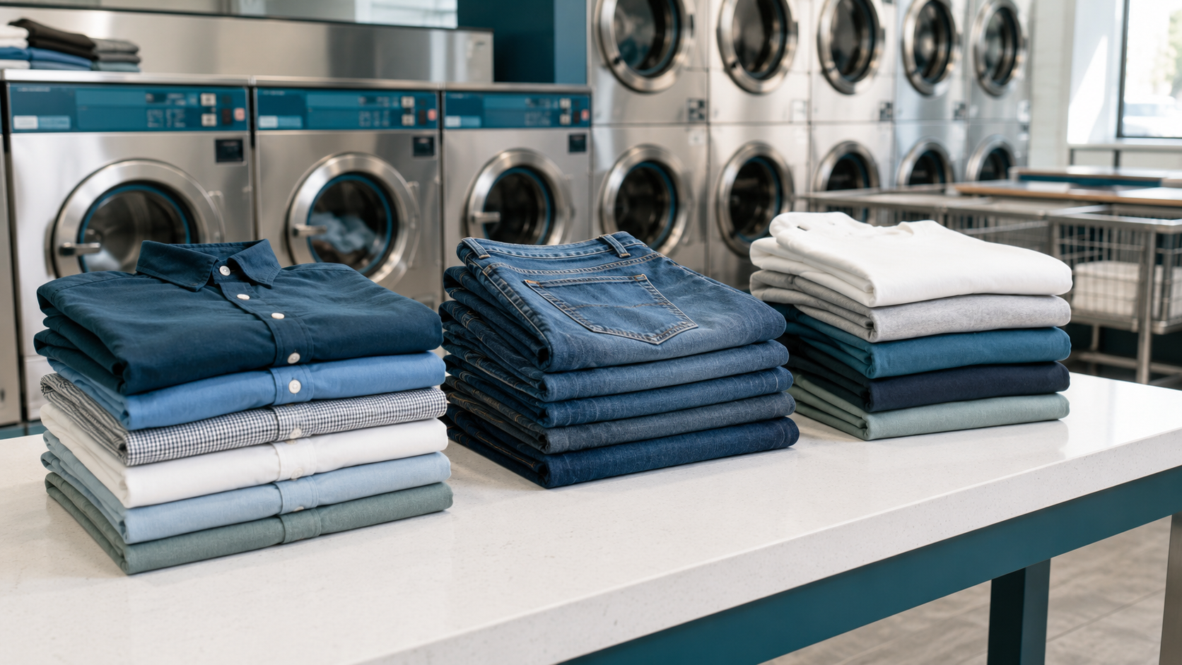 Wash and fold laundry service near 77388, Texas from Brite Touch Cleaners