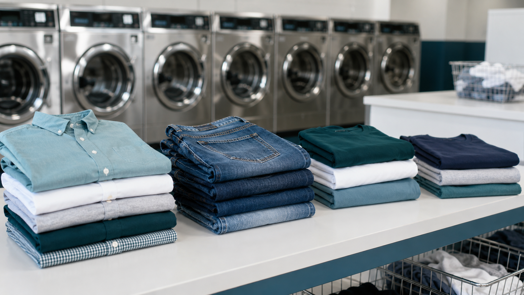 Wash and fold laundry service near College Park in The Woodlands, Texas