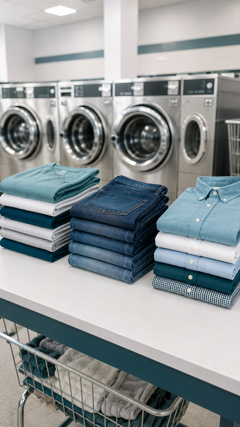 Wash and fold laundry service for customers near Conroe, Texas