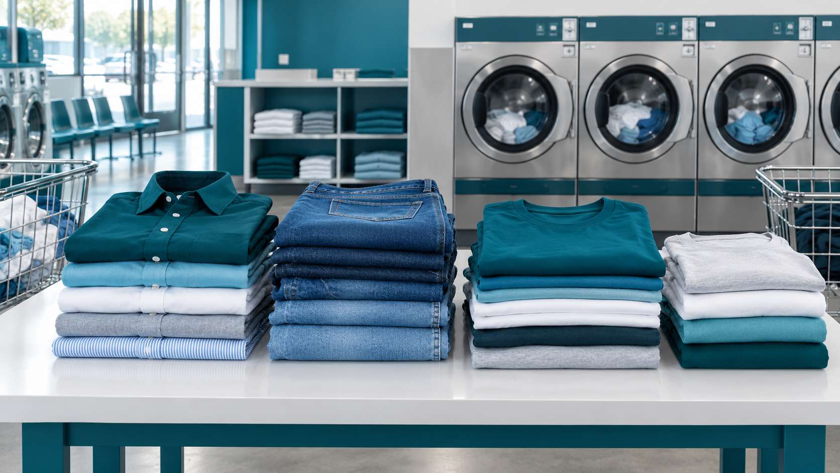Wash and fold laundry service near New Territory in Katy, Texas