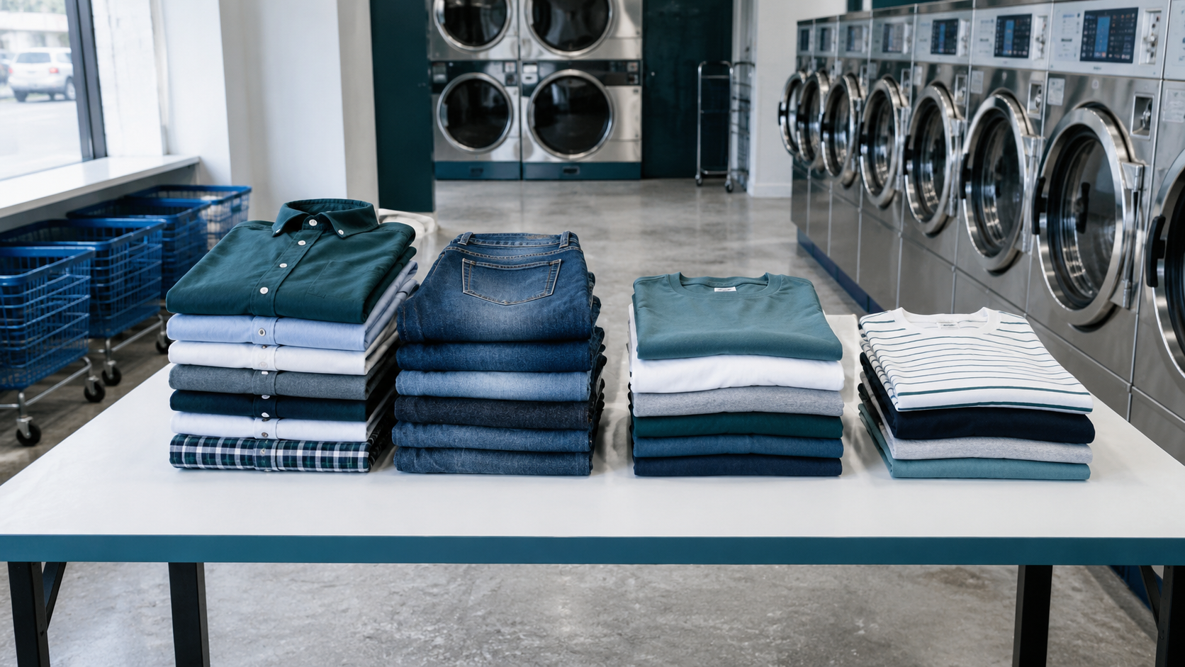 Wash and fold laundry service near Panther Creek in The Woodlands, Texas