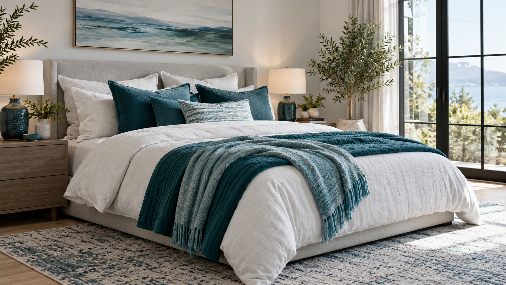 Professionally cleaned bedding for customers in Grand Lakes Katy Texas